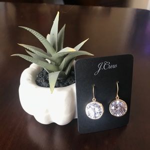 Gold Frame Dangle Earring